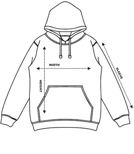 Hoodie Measurement Guide